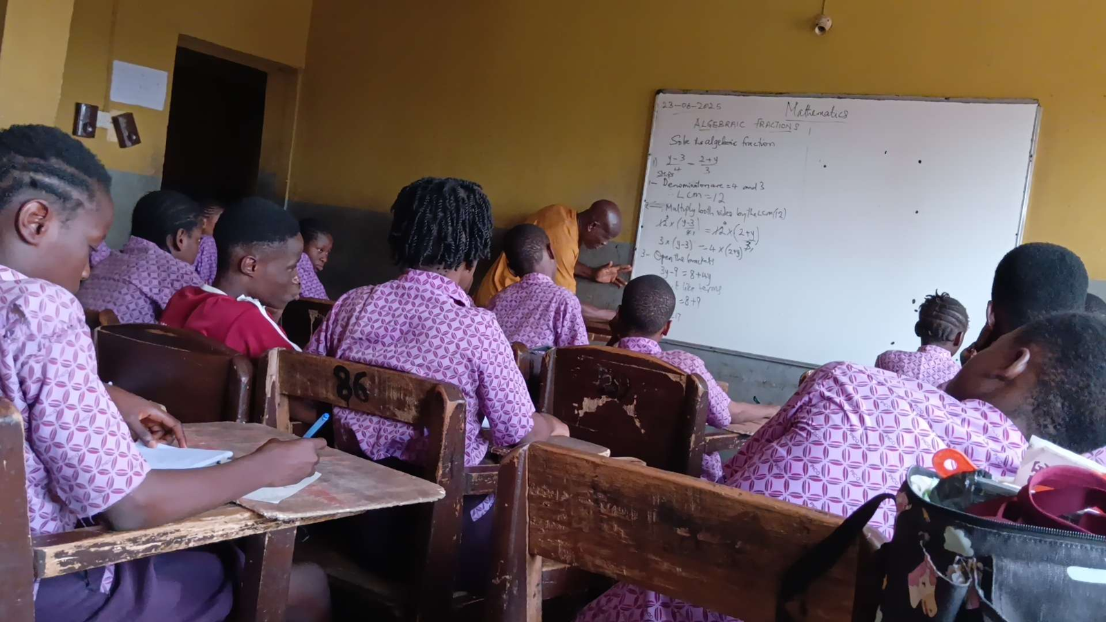 Students in classroom