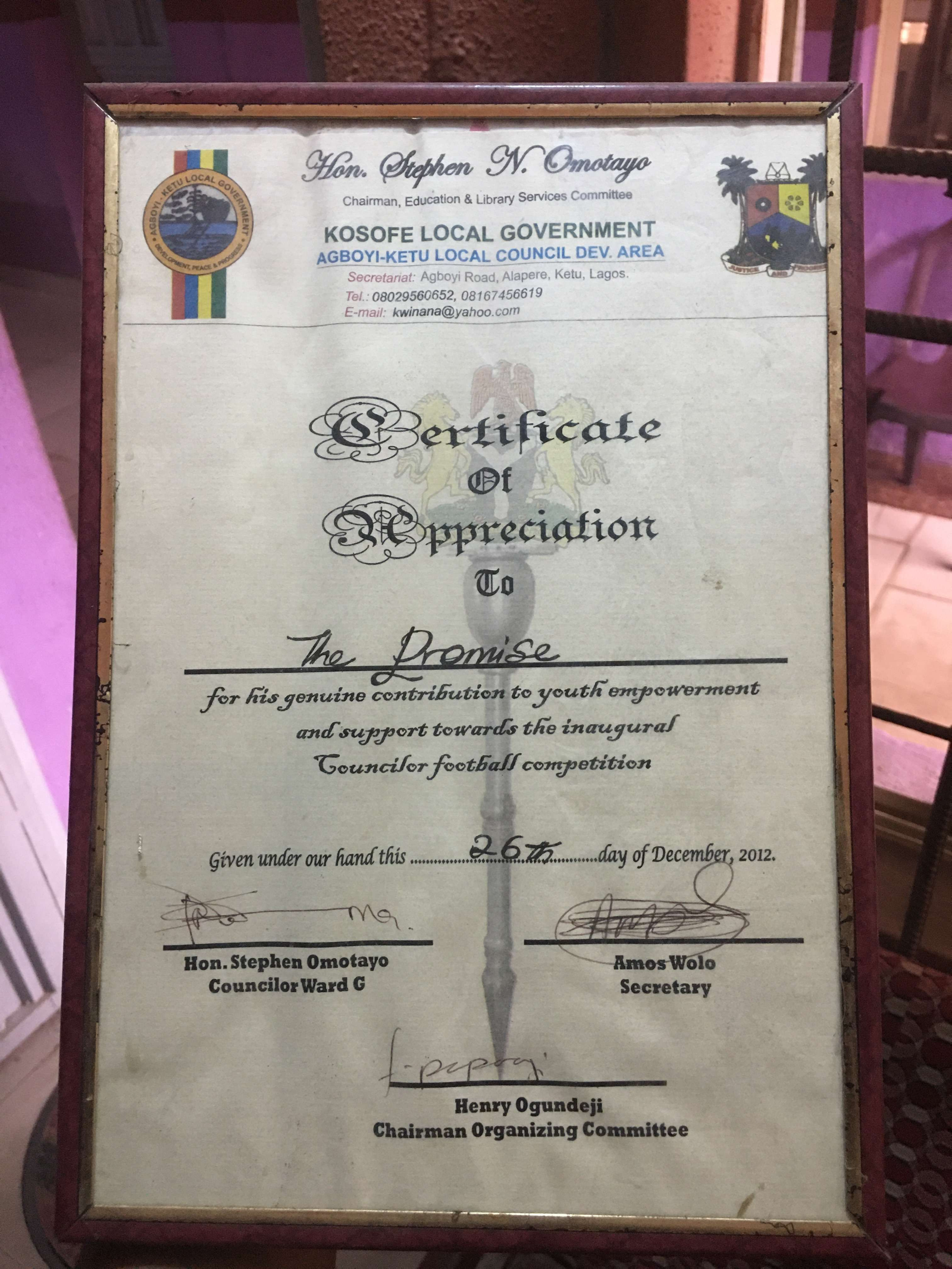 Prize giving ceremony 4